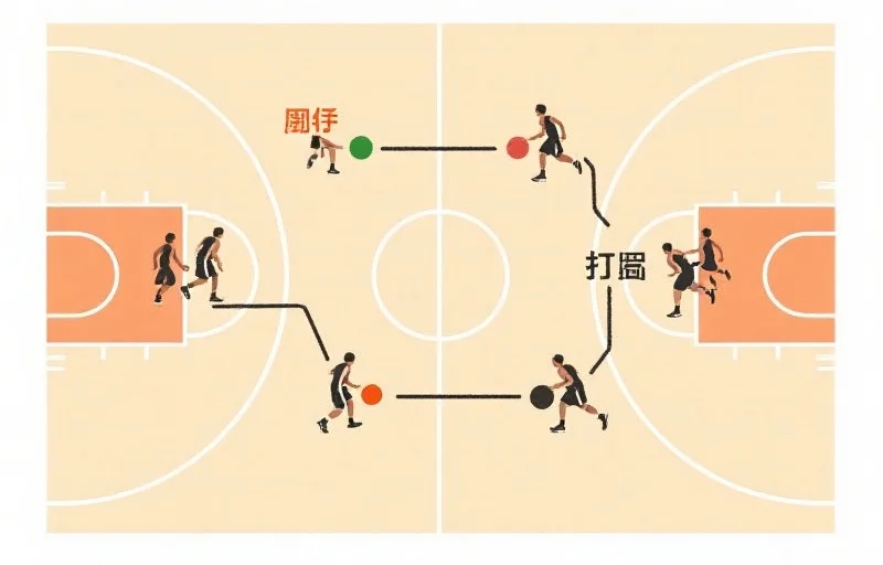 新手球迷必读：如何看懂篮球挡拆战术（附图文详解）